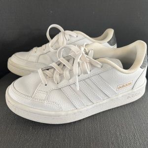 Adidas white sneakers